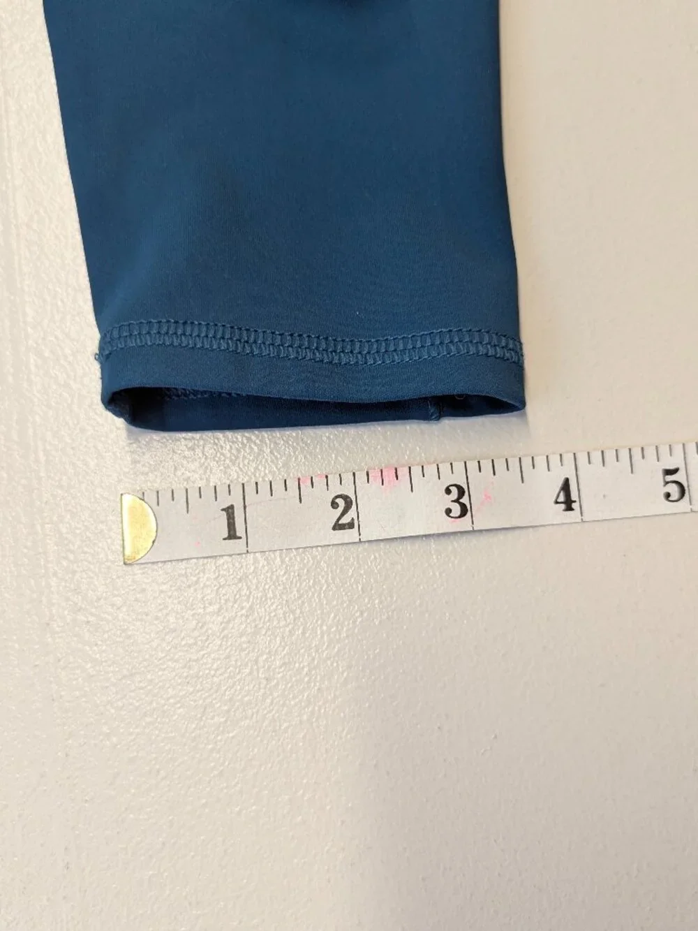 Spyder Active Size Small Greenish Blue Performance Leggings w/ Zippered Pockets